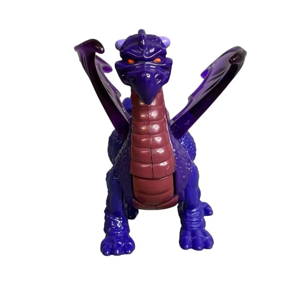 Disney Animal Kingdom Dragon Purple 1998 McDonalds Toy Vintage